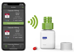 Elucid Digital Health reduces smart Pill Connect bottle to a smart cap dispenser